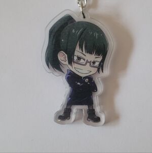 Jujutsu Kaisen Acrylic Keychain Anime Maki Zenin